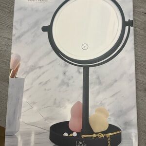 Jordan Black LED Vanity Mirror